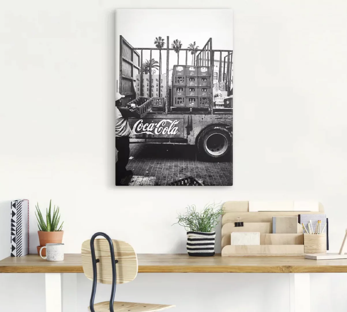 Artland Wandbild "CocaCola-LKW in El Jadida - Marokko", Auto, (1 St.), als günstig online kaufen