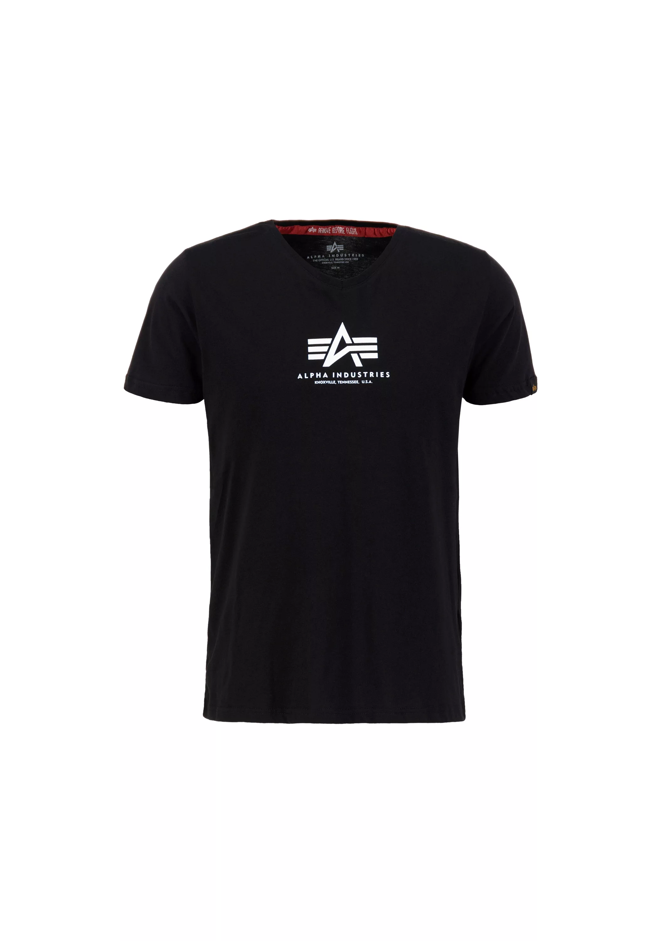 Alpha Industries T-Shirt ALPHA INDUSTRIES Men - T-Shirts Basic V-Neck T ML günstig online kaufen