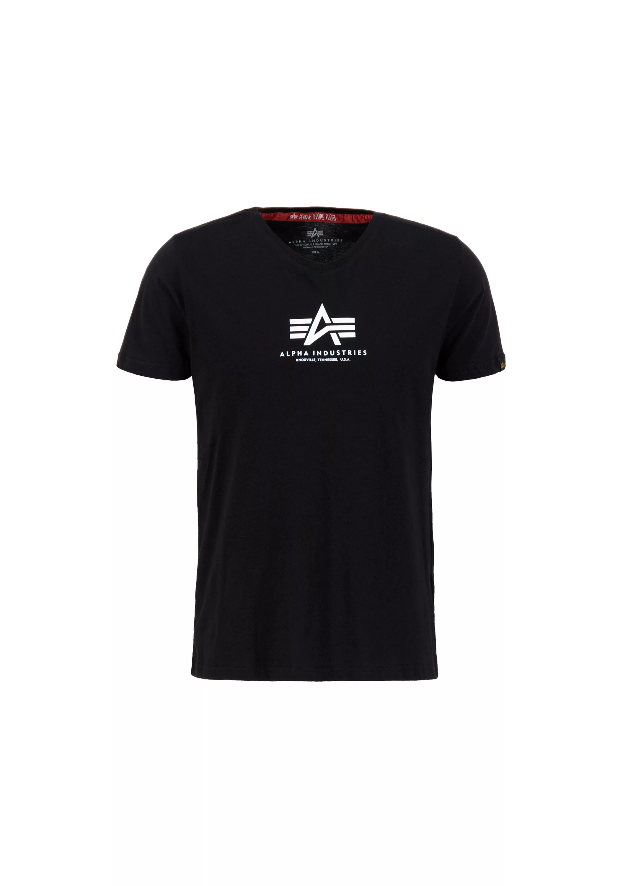 Alpha Industries T-Shirt "ALPHA INDUSTRIES Men - T-Shirts Basic V-Neck T ML günstig online kaufen