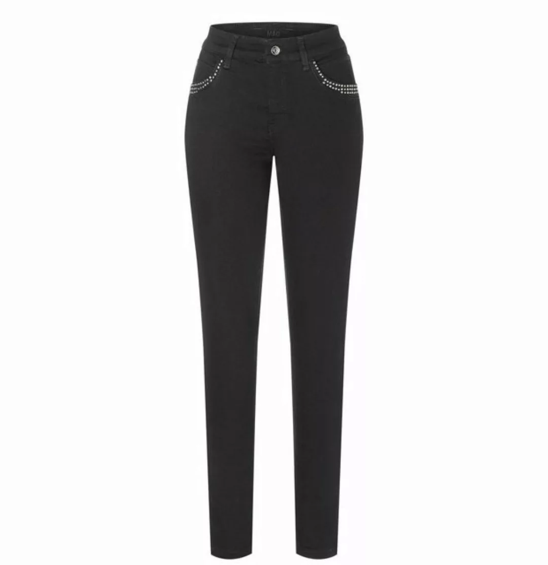 MAC Regular-fit-Jeans MELANIE PIPE, black-black günstig online kaufen