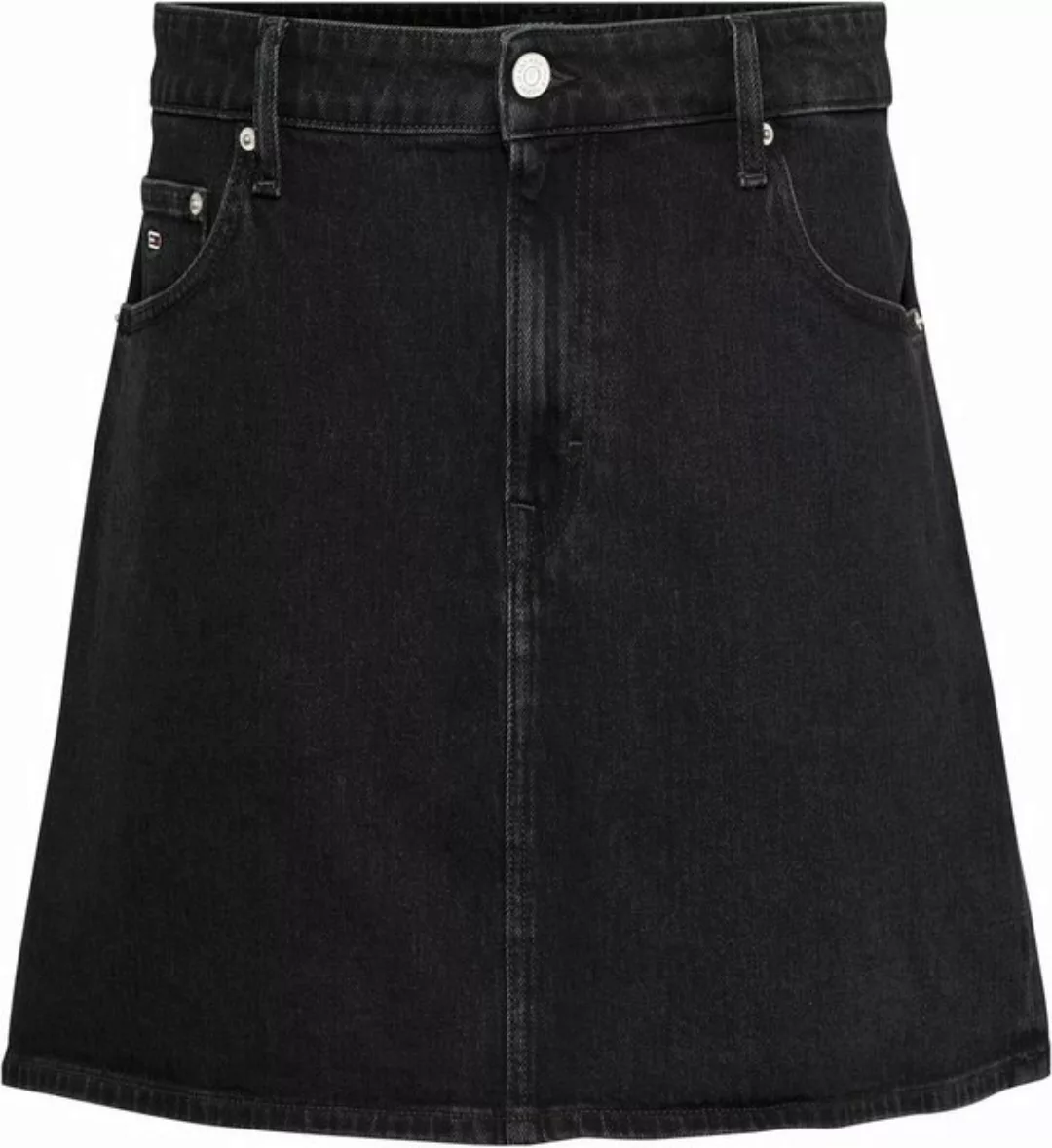 Tommy Jeans Curve Jeansrock CRV MOM UH SKIRT CG4181 Webrock mit Logopatch günstig online kaufen