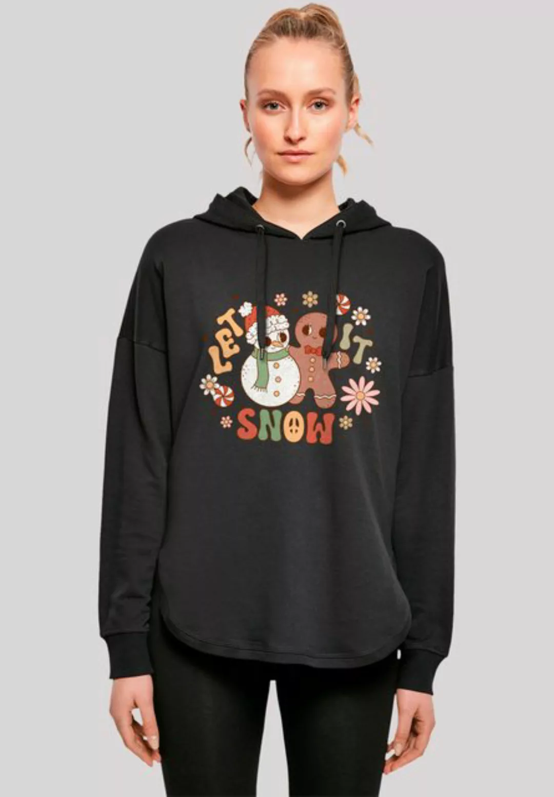 F4NT4STIC Kapuzenpullover "Let It Snow Gingerbread", Premium Qualität, Weih günstig online kaufen