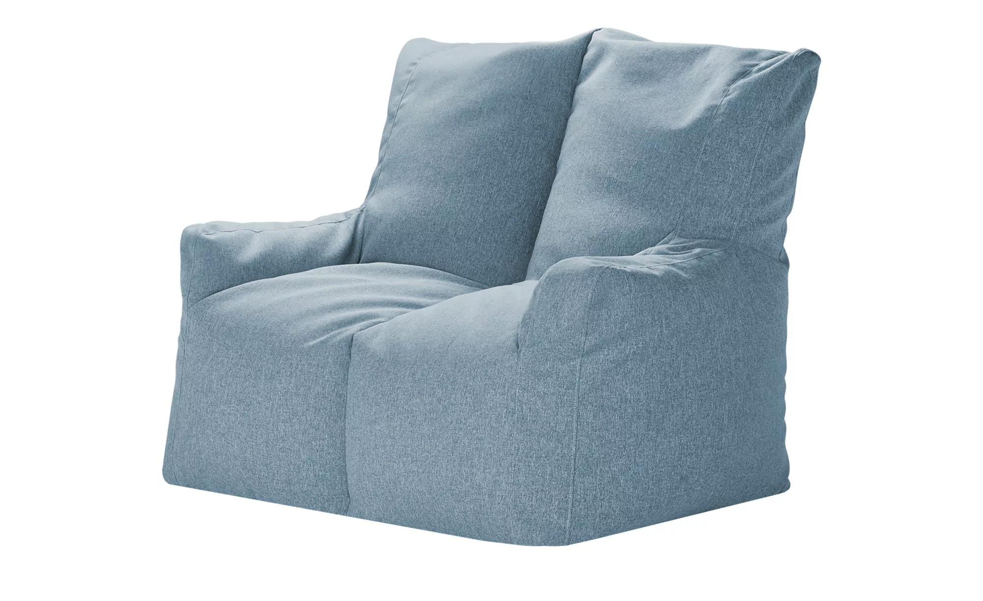 Sitzsack-Sofa - blau - 130 cm - 95 cm - 80 cm - Sconto günstig online kaufen