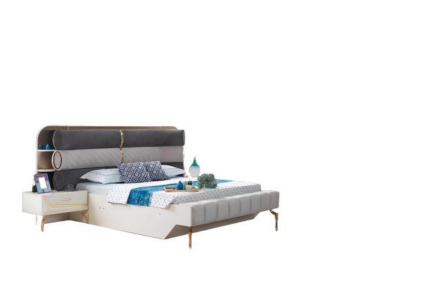 JVmoebel Bett Schlafzimmer Komplettset Designer Komplettangebot Schlafzimme günstig online kaufen