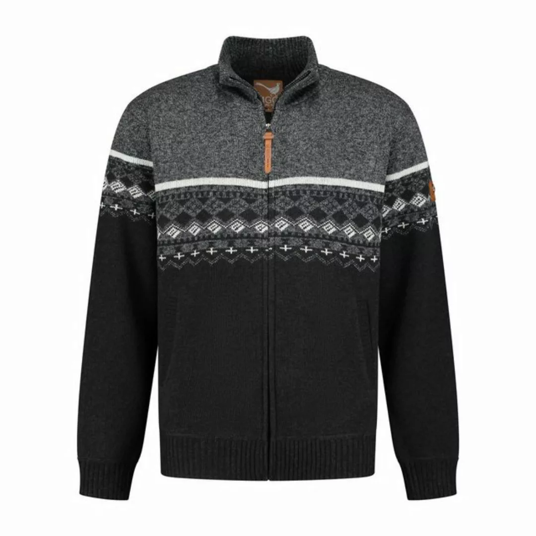 MGO Strickpullover MGO Daley Cardigan Men Grey XL günstig online kaufen