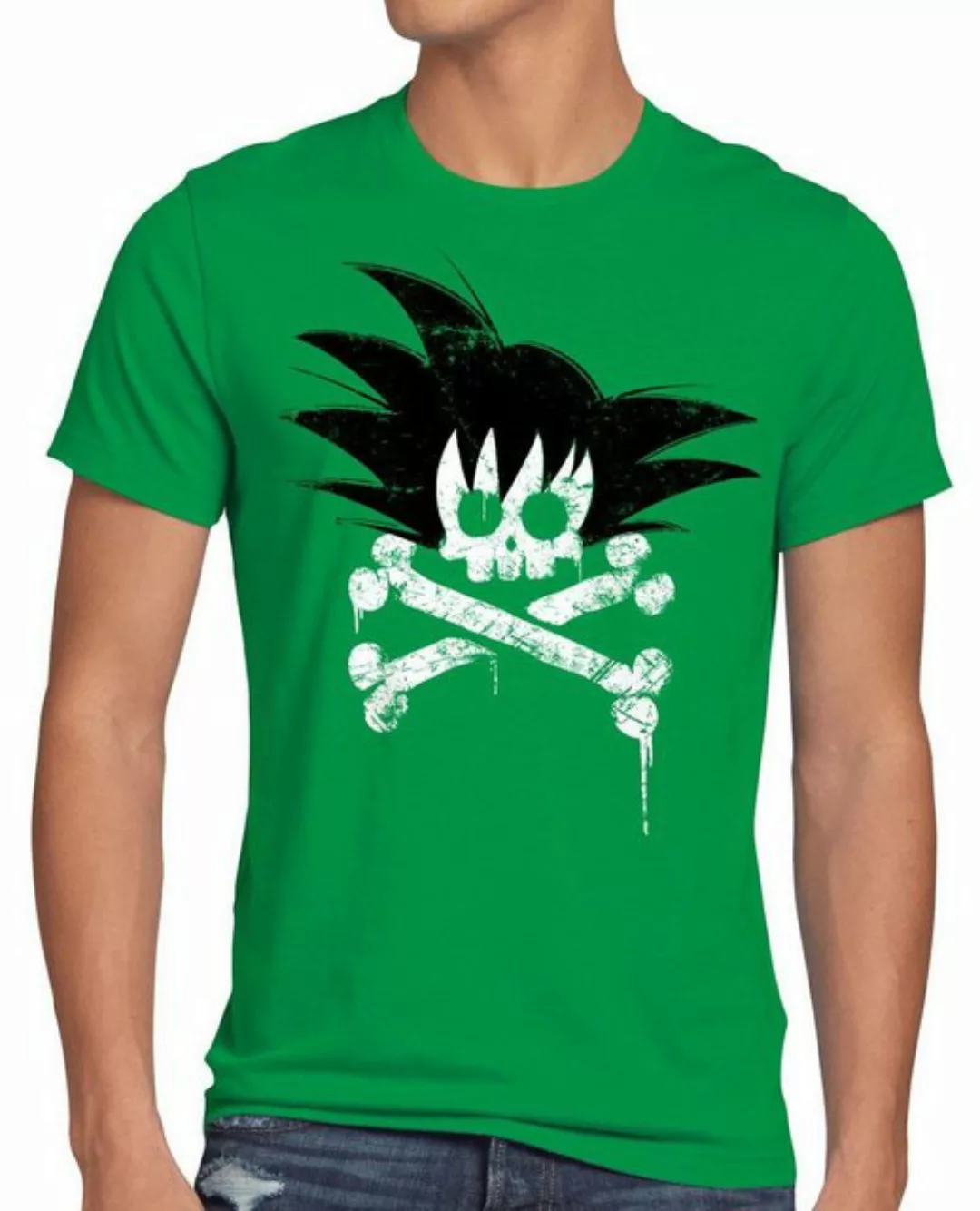 style3 T-Shirt Goku Skull songoku super dragonball z gt songoku dbz daima günstig online kaufen