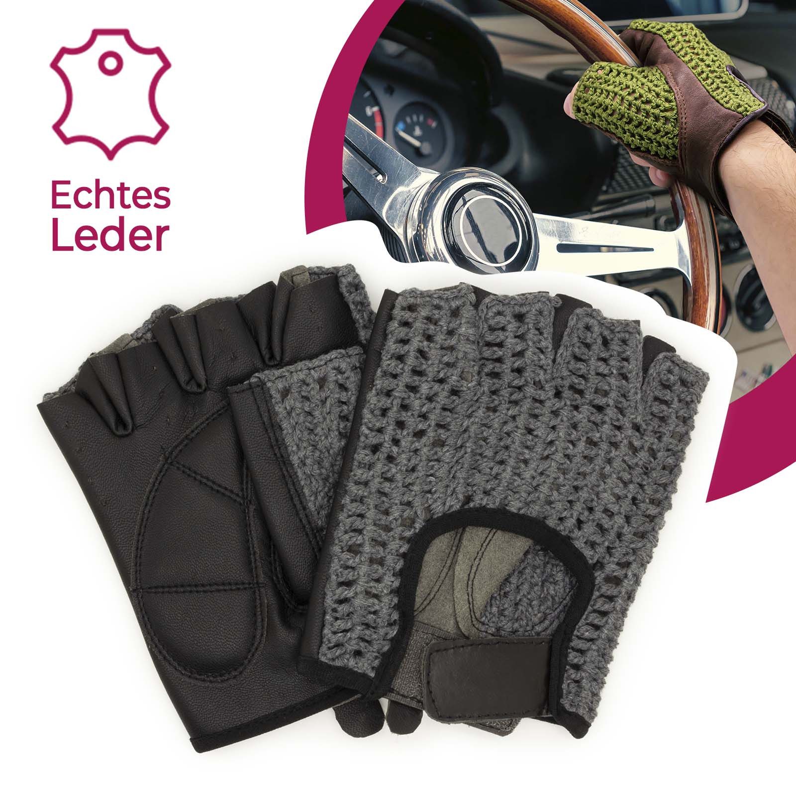 Adapter Universe Lederhandschuhe Autofahrer Handschuhe Retro günstig online kaufen