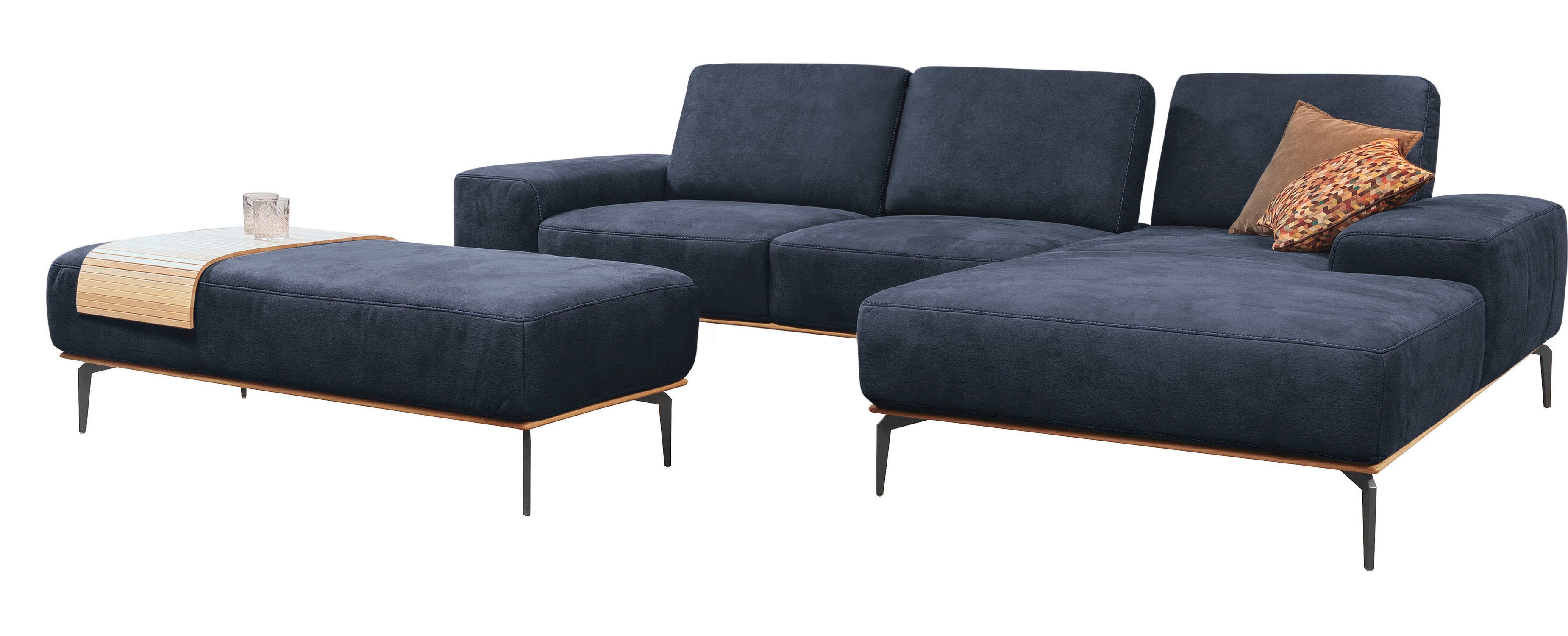 W.SCHILLIG Ecksofa "run, Designsofa mit tollem Sitzkomfort, bequem, L-Form" günstig online kaufen