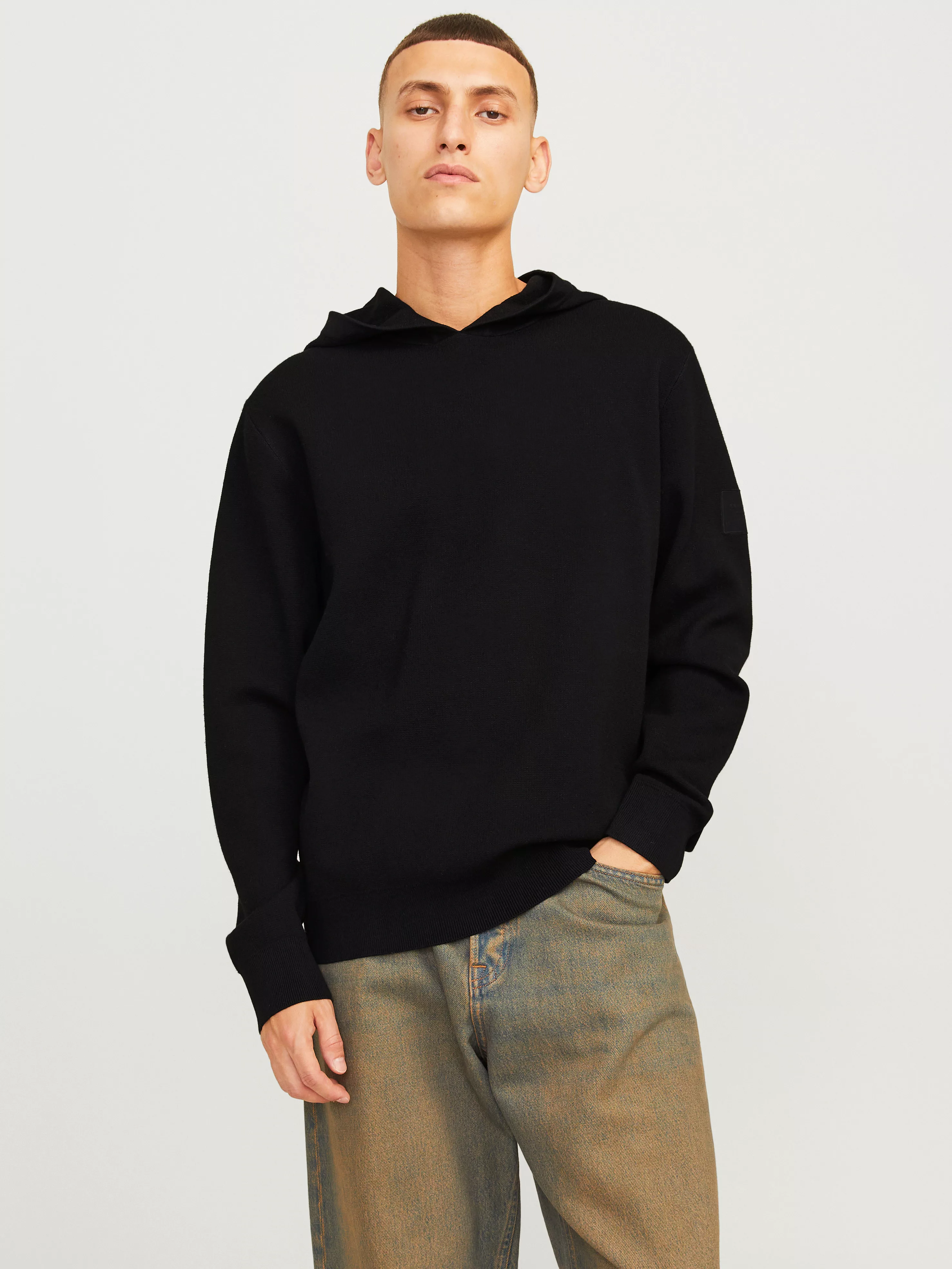 Jack & Jones Kapuzenpullover "JCOAERO KNIT HOOD SN" günstig online kaufen