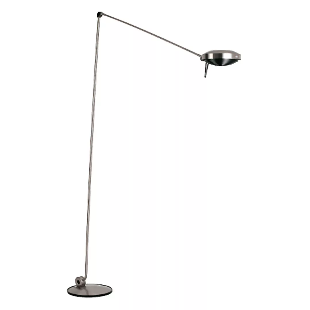 Lumina - Elle LED Stehleuchte - Nickel gebürstet/Schirm Ø23cm drehbar 180°/ günstig online kaufen