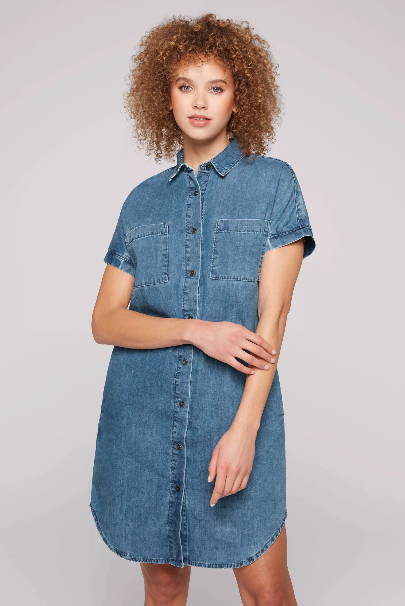 SOCCX Jeanskleid, mit Taschen günstig online kaufen