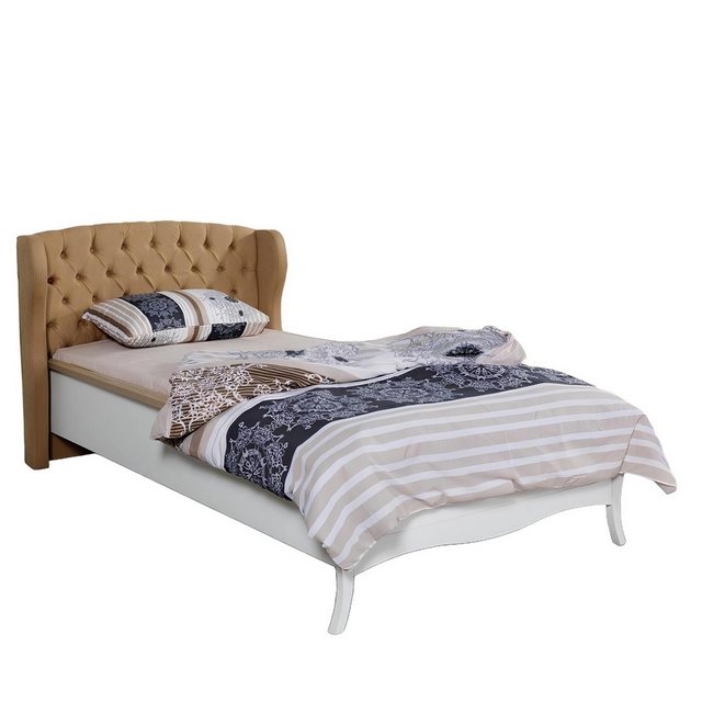 JVmoebel Bett Design Jugendzimmer Schlafzimmer Bett Holz Betten Braun Moder günstig online kaufen