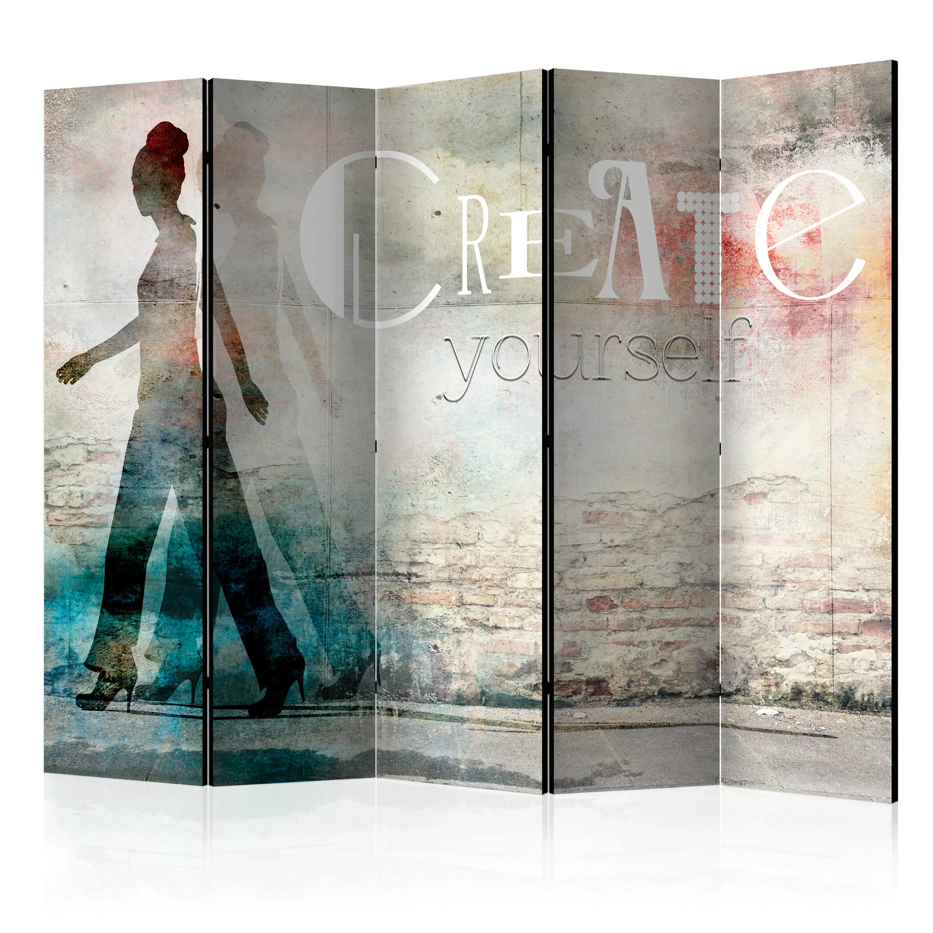 5-teiliges Paravent - Create Yourself Ii [room Dividers] günstig online kaufen