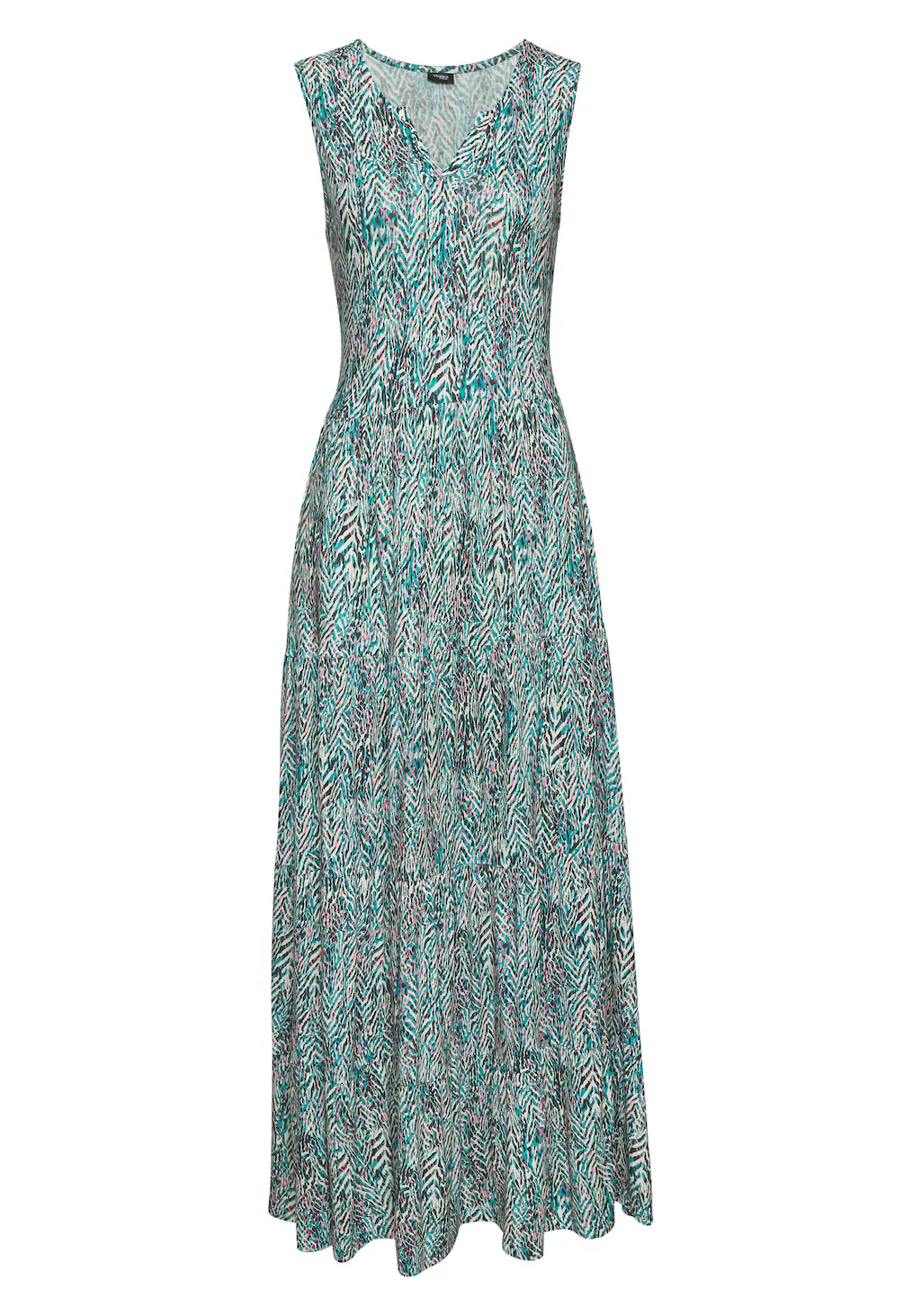Vivance Maxikleid, mit Alloverdruck, langes Sommerkleid aus Jersey, casual günstig online kaufen