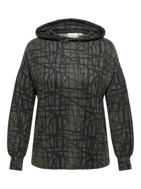 ONLY CARMAKOMA Hoodie Kapuzenpullover Regular Fit langärmelig weich 7896 in günstig online kaufen