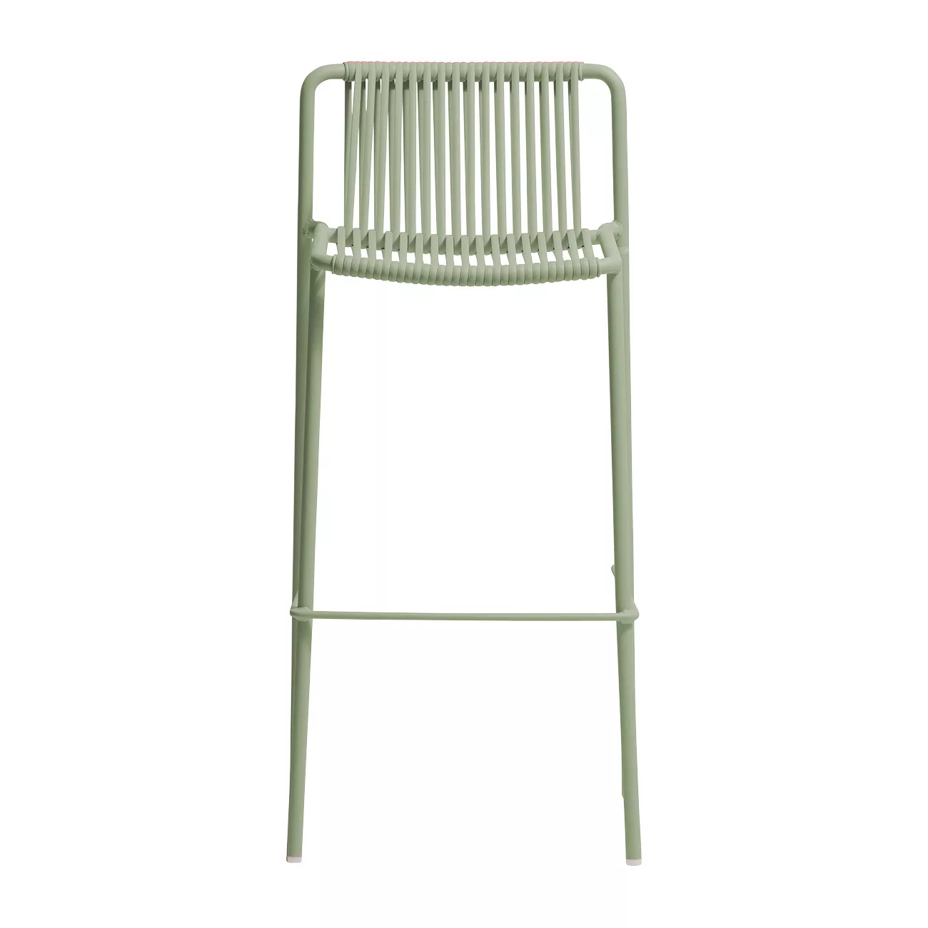 Pedrali - Tribeca 3668 Outdoor Barhocker H 95.5cm - grün/Bespannung aus PVC günstig online kaufen