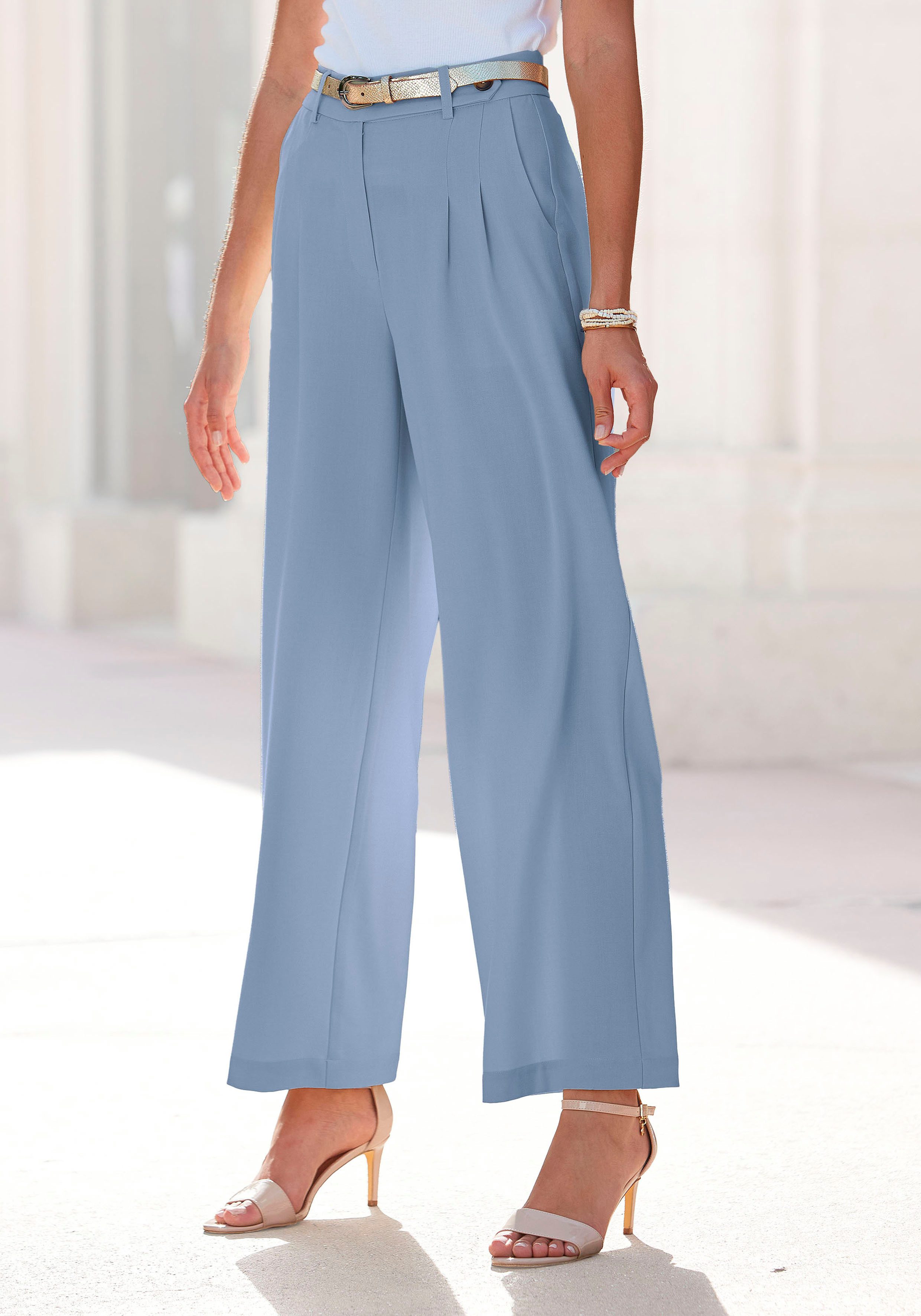 LASCANA Palazzohose, im Business-Look, elegante Anzughose mit Taschen günstig online kaufen