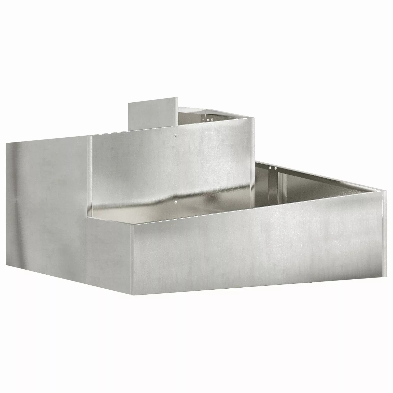 vidaXL Blumentopf Metallpflanzgefäß Edelstahl Groß Langlebig günstig online kaufen