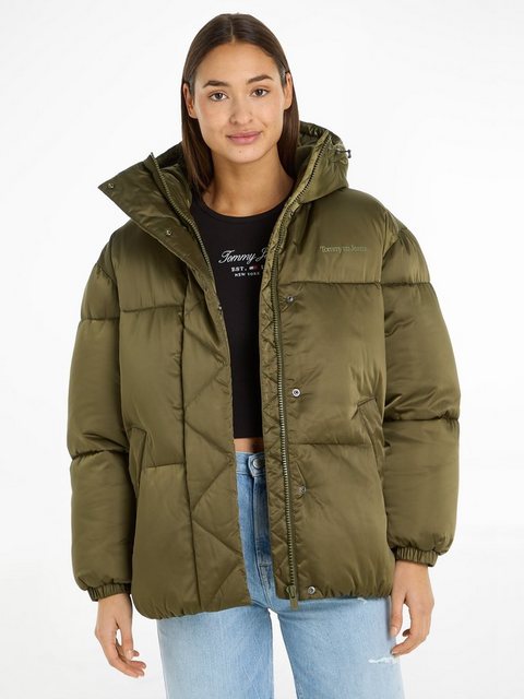 Tommy Jeans Steppjacke TJW OVR SATIN PUFFER mit Tommy Jeans Markenlabel günstig online kaufen