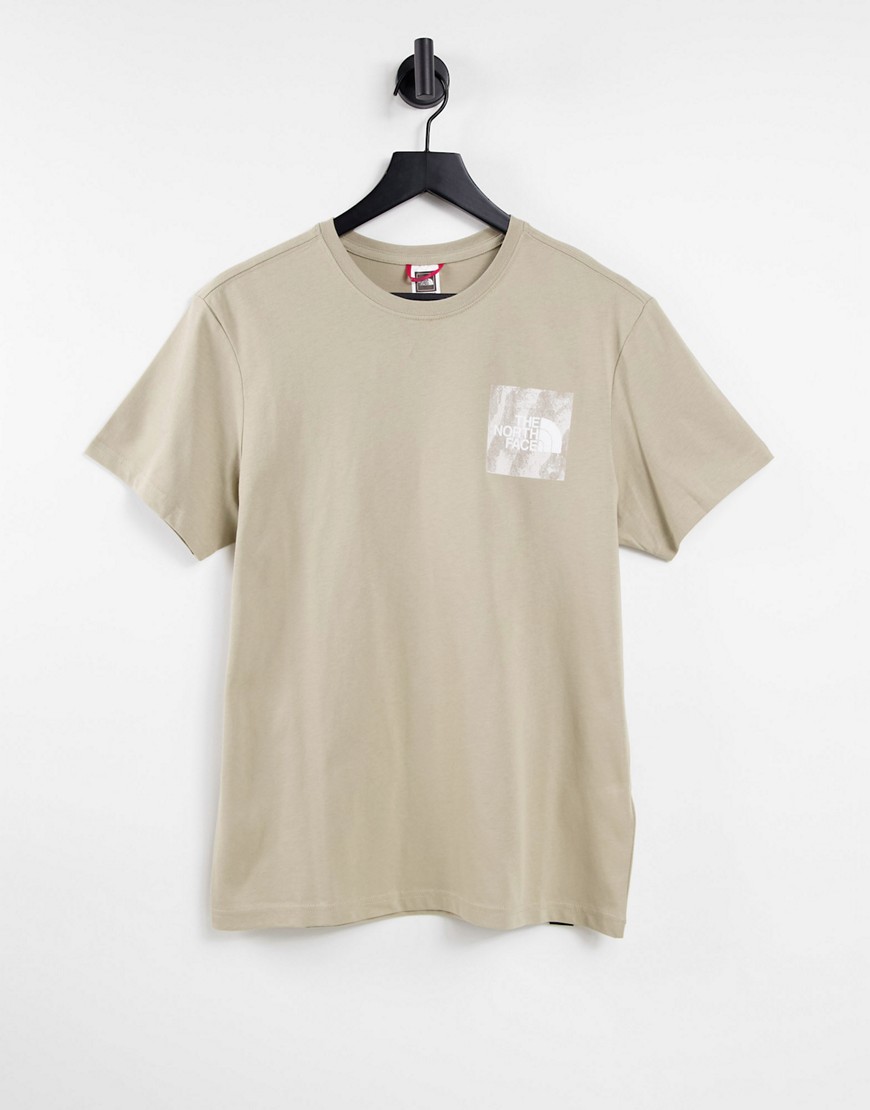 The North Face – Fine – T-Shirt in Beige-Braun günstig online kaufen