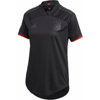 adidas  T-Shirt V-Kragen T-Shirt für Damen in schwarz günstig online kaufen