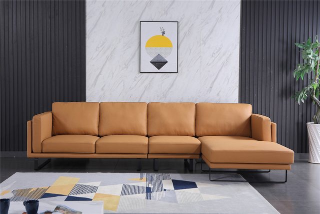 Xlmoebel Ecksofa Modernes Ledersofa mit Eckgarnitur in zeitgemäßem Design - günstig online kaufen