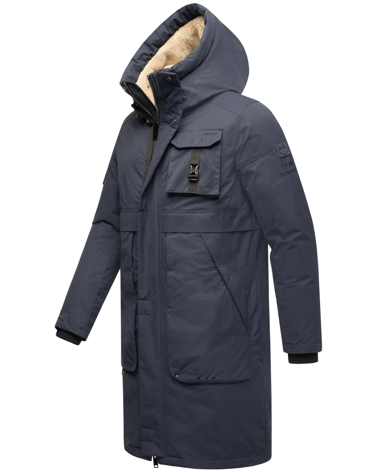 Stone Harbour Wintermantel "Cyriaan XX", Langer Herren Winterparka mit groß günstig online kaufen