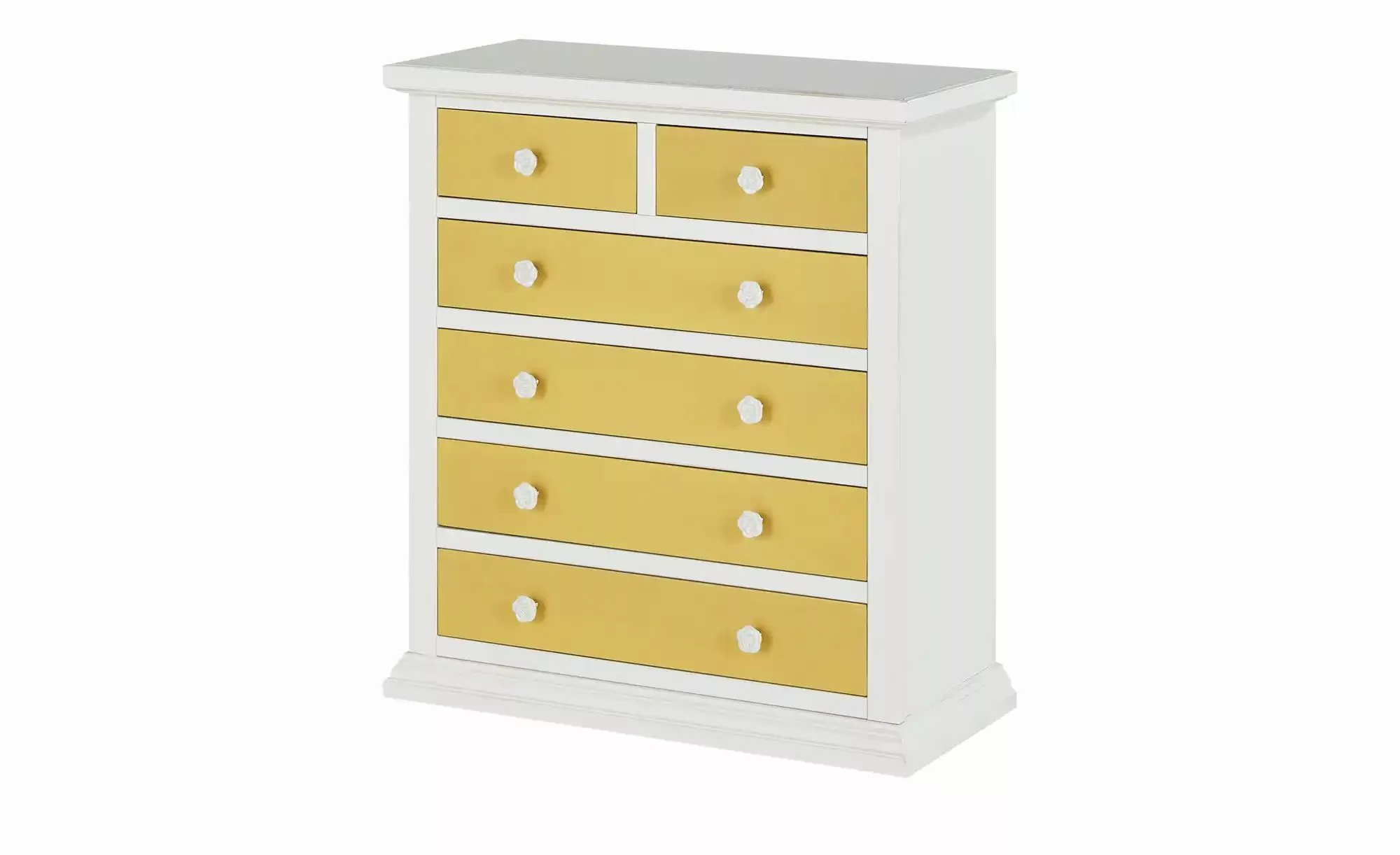 Kommode  Ilmenau ¦ gelb ¦ Maße (cm): B: 88 H: 94 T: 40 Kommoden & Sideboard günstig online kaufen