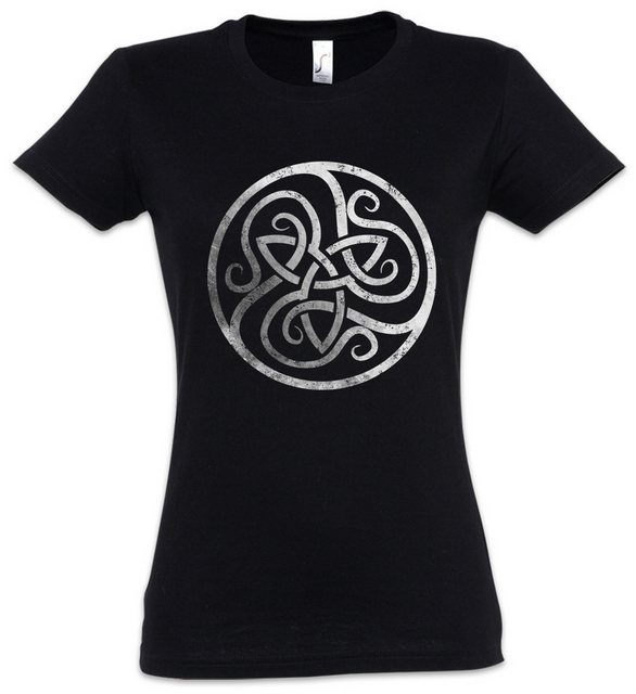 Urban Backwoods Print-Shirt Celtic Circle Damen T-Shirt Kelten Knoten Kelti günstig online kaufen