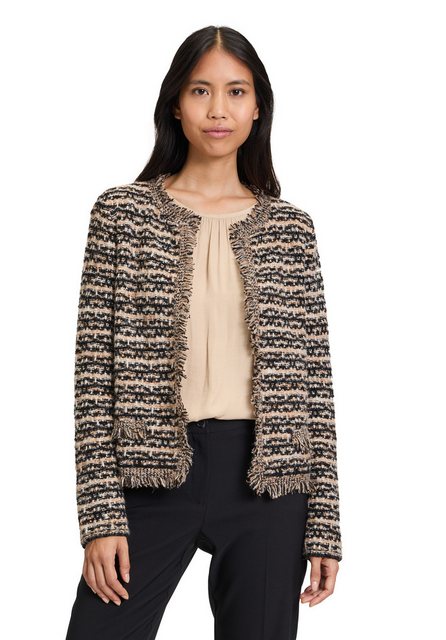 Betty Barclay Strickjacke Betty Barclay Strick-Cardigan mit Fransen (1-tlg) günstig online kaufen