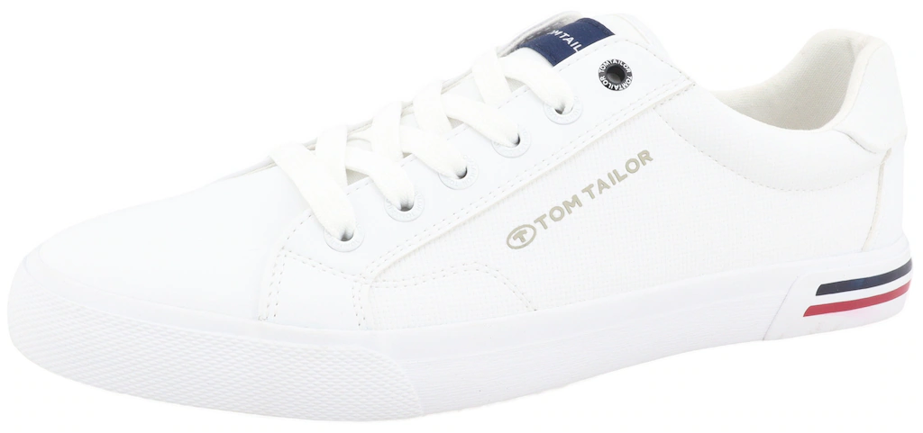 TOM TAILOR Sneaker, mit gepolstertem Schaftrand, Freizeitschuh, Halbschuh, günstig online kaufen