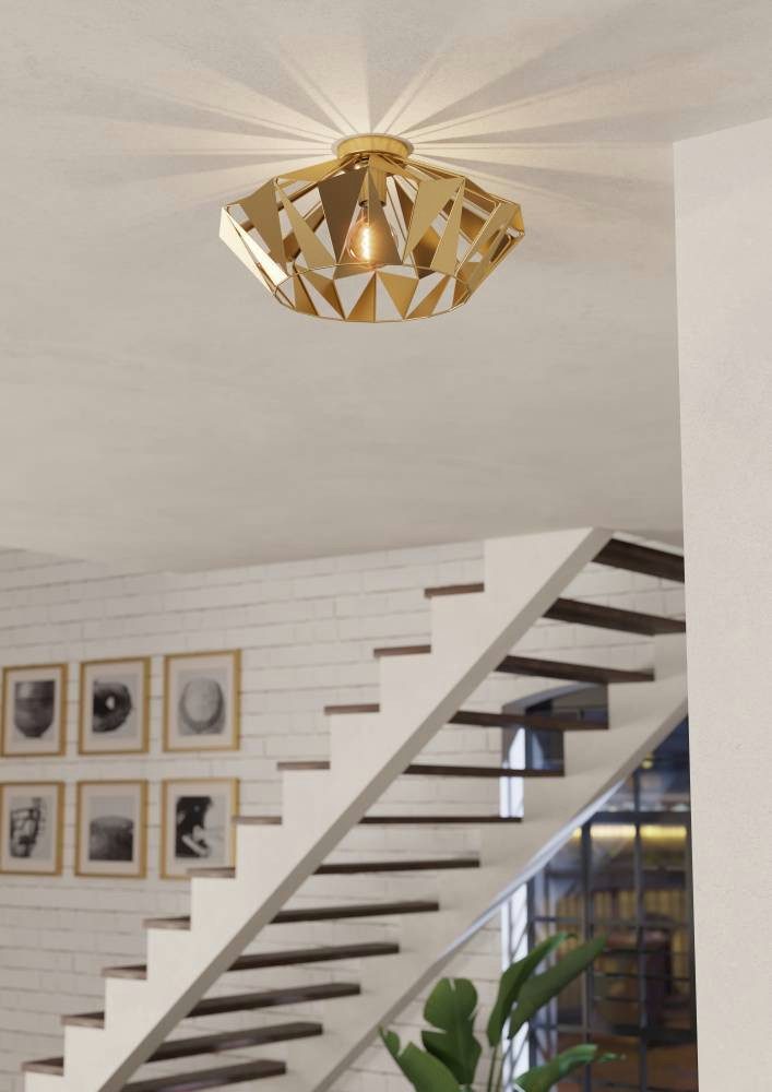 EGLO Carlton Deckenleuchte, gold günstig online kaufen