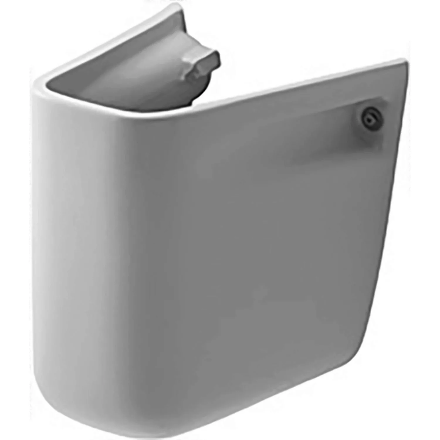 Duravit Halbsäule D-Code H x B: 21,3 cm x 21, 5 cm Weiß günstig online kaufen