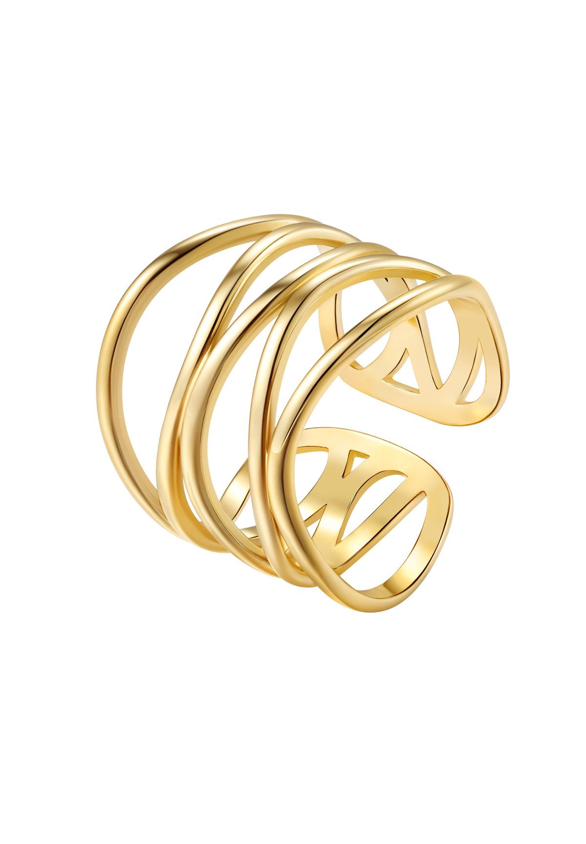 Hey Happiness Fingerring Spirale, Verstellbarer Ring, günstig online kaufen