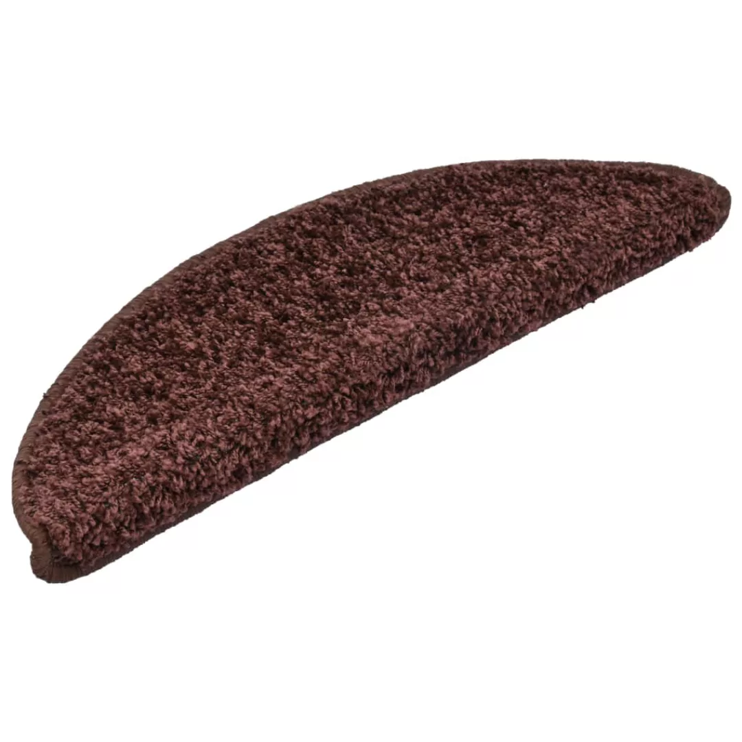 vidaXL Stufenmatte, Treppenmatten 15 Stk. Braun günstig online kaufen
