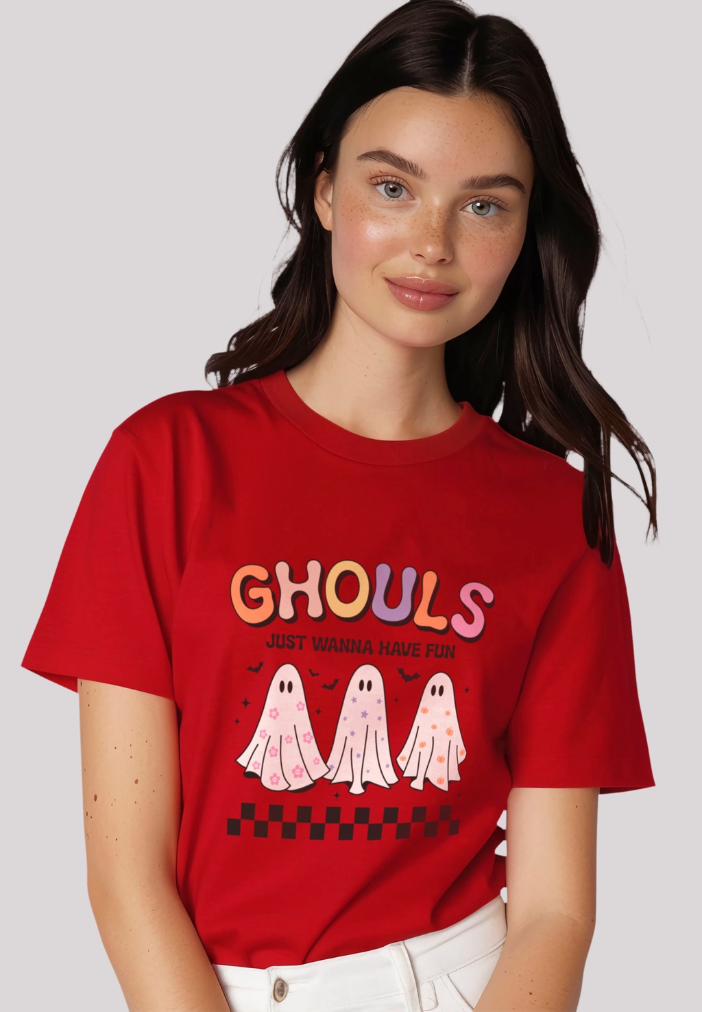 F4NT4STIC T-Shirt "Retro Halloween Ghouls just wanna have fun", Premium Qua günstig online kaufen