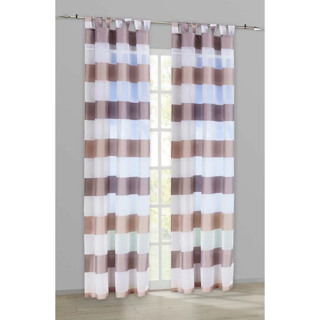 Kombivorhang Mia beige B/L: ca. 140x245 cm günstig online kaufen