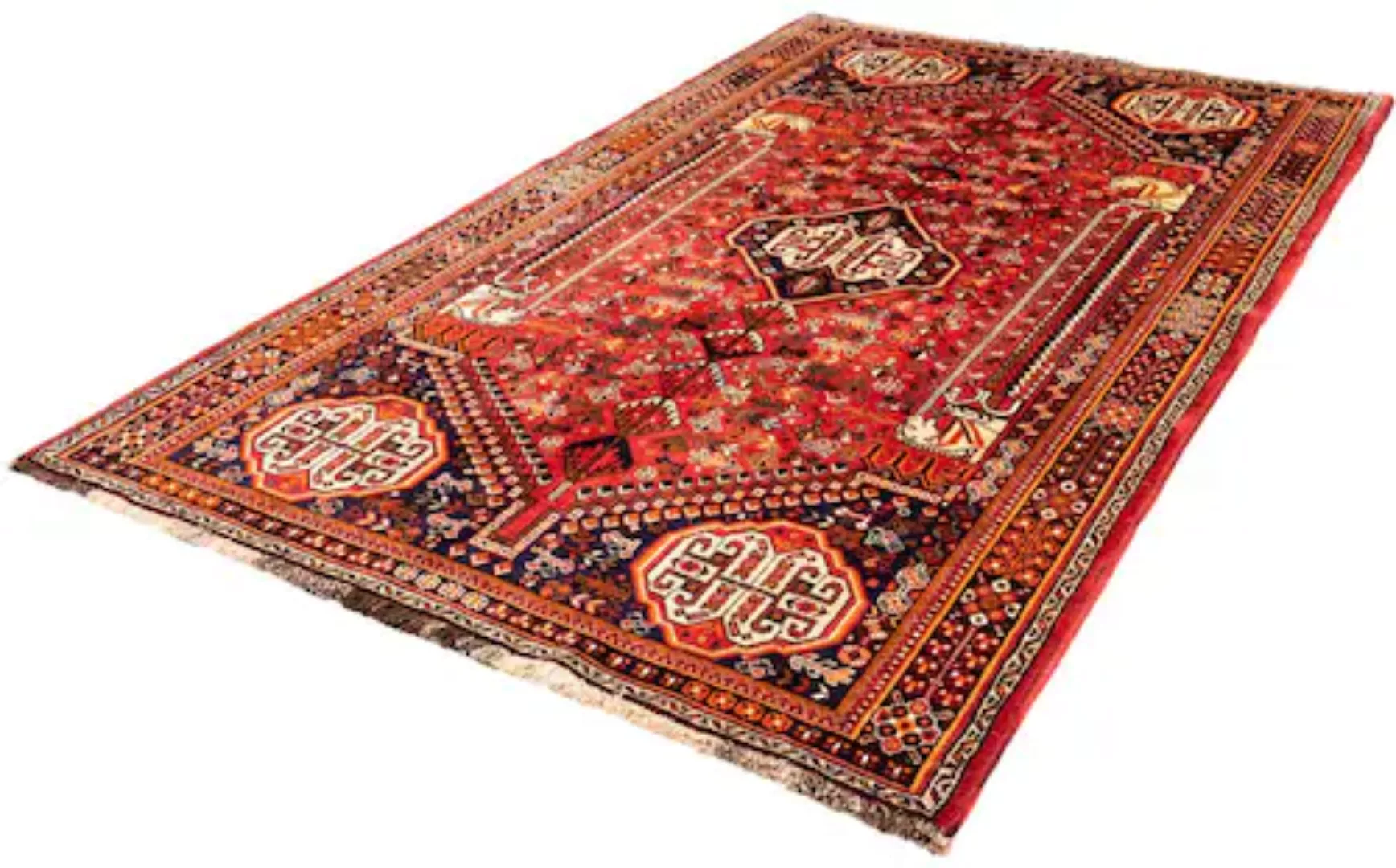 morgenland Wollteppich »Shiraz Medaillon 265 x 168 cm«, rechteckig günstig online kaufen