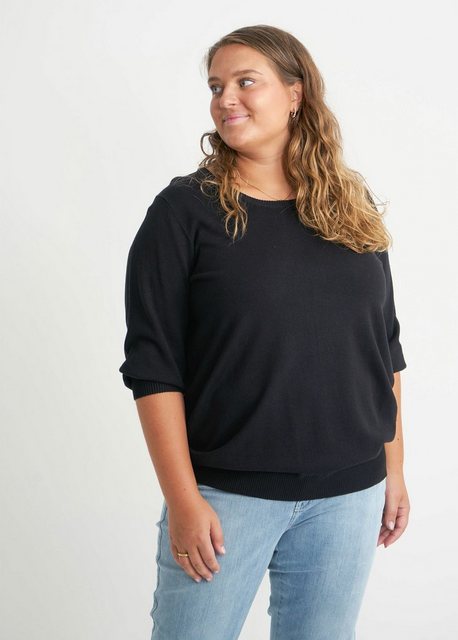 ADIA Strickpullover Lolla in Unifarbe, mit Rundhalsausschnitt günstig online kaufen