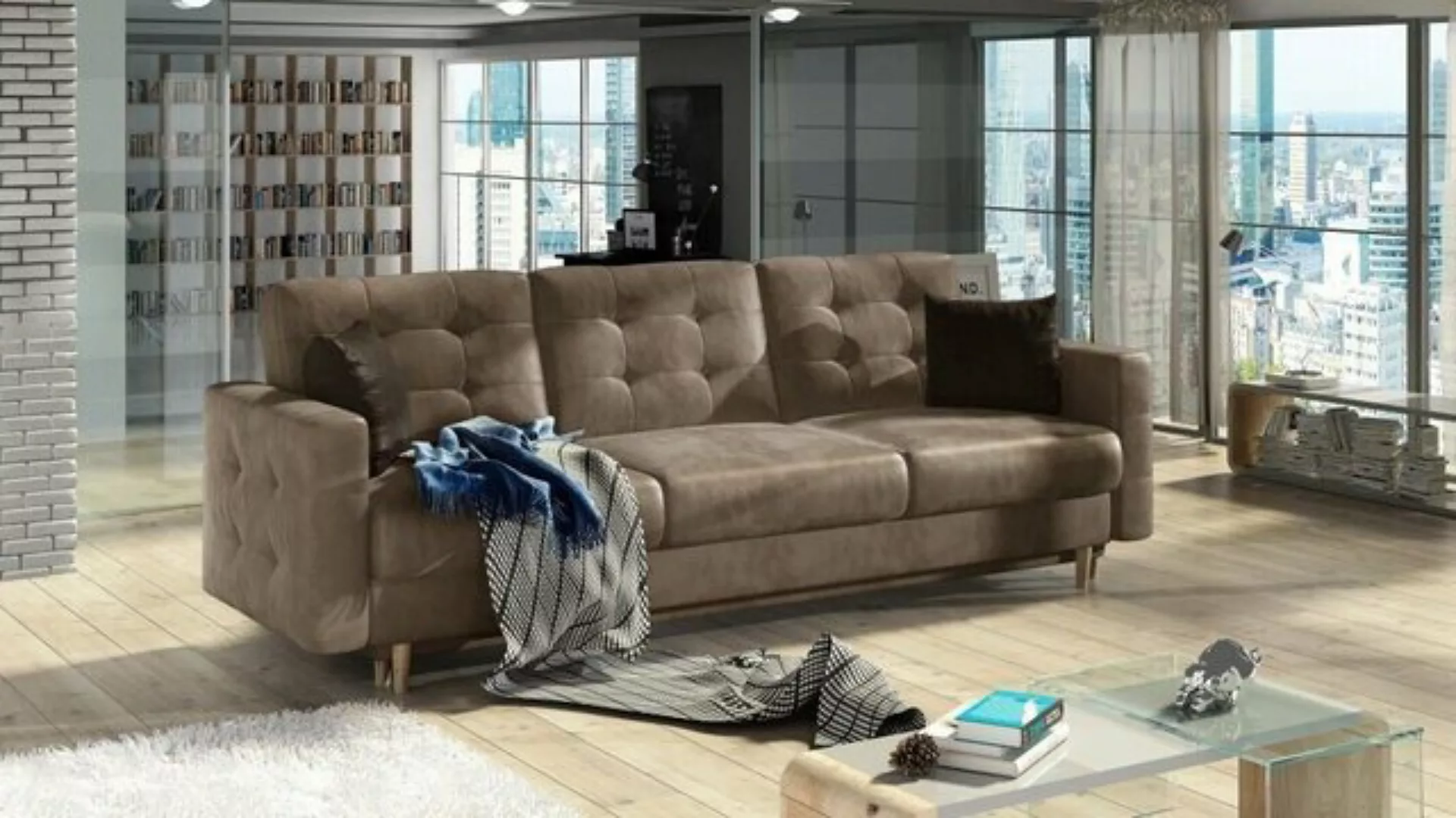 JVmoebel Sofa, Sofa 3 Sitzer Sofas Sitz Couch Polster Modern Dreisitzer Tex günstig online kaufen