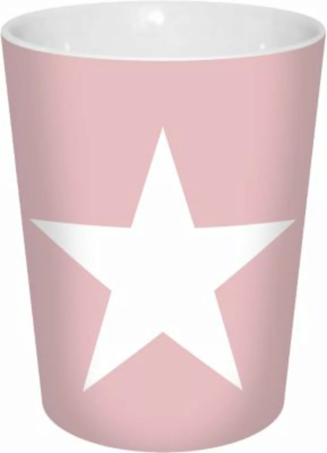 Infinite "Porzellan-Becher ""Stern"", 300ml" rosa günstig online kaufen