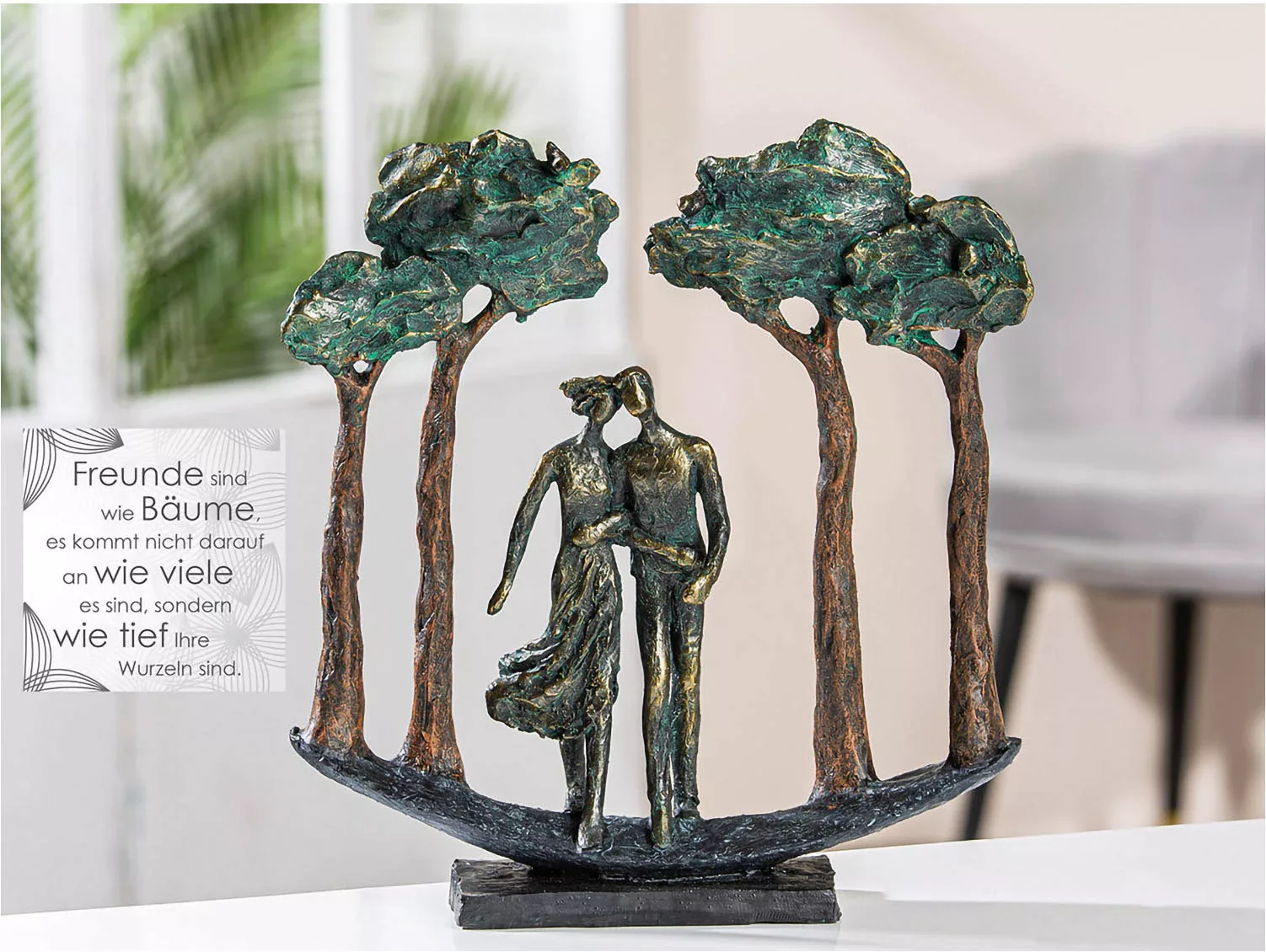 Casablanca by Gilde Dekofigur »Skulptur "Under Trees"« günstig online kaufen