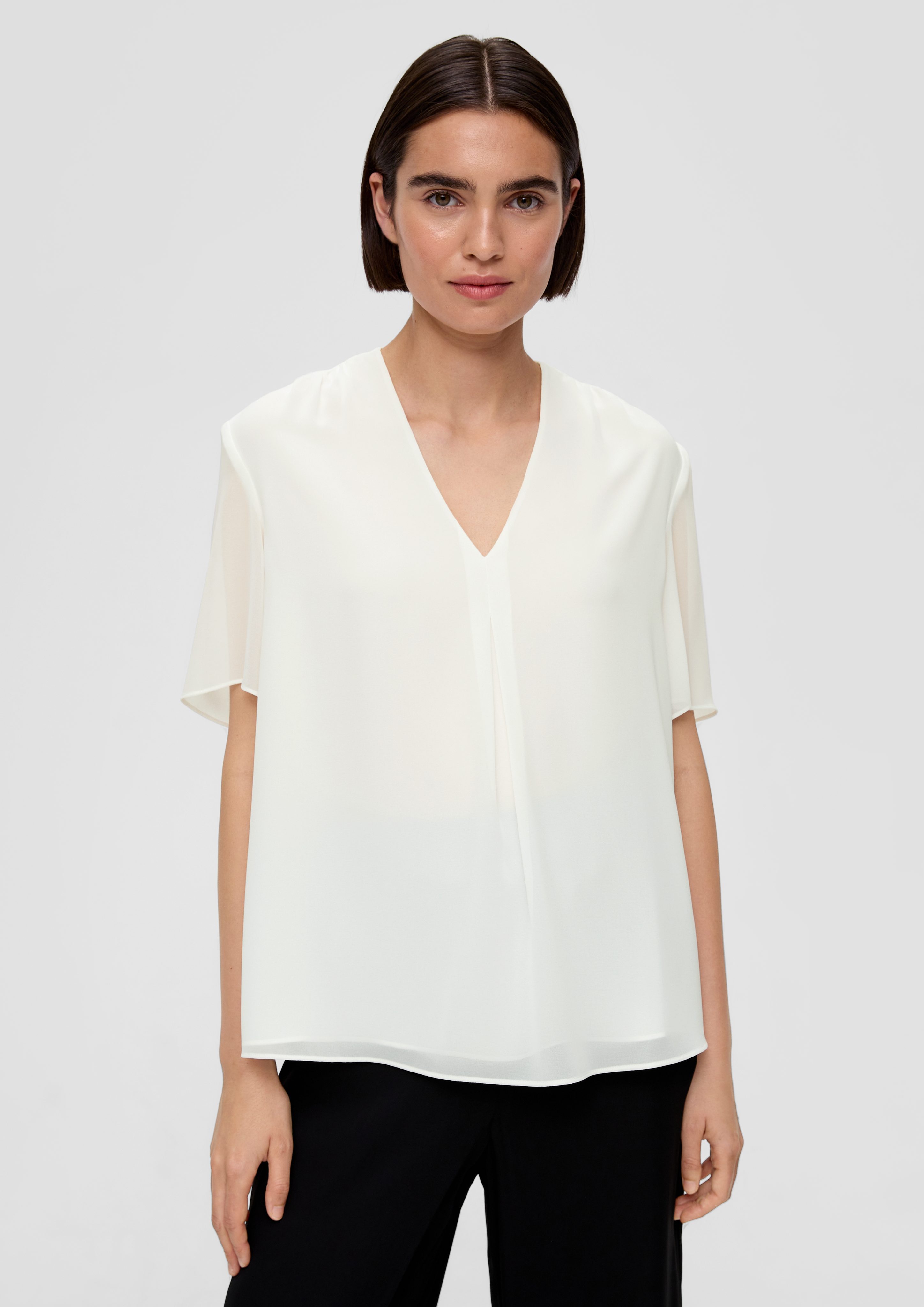 s.Oliver BLACK LABEL Shirtbluse mit eingelegter günstig online kaufen
