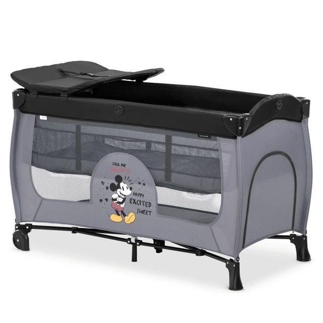 Hauck Baby-Reisebett Sleep'n Play Center - Disney - Mickey Mouse Grey, Reis günstig online kaufen