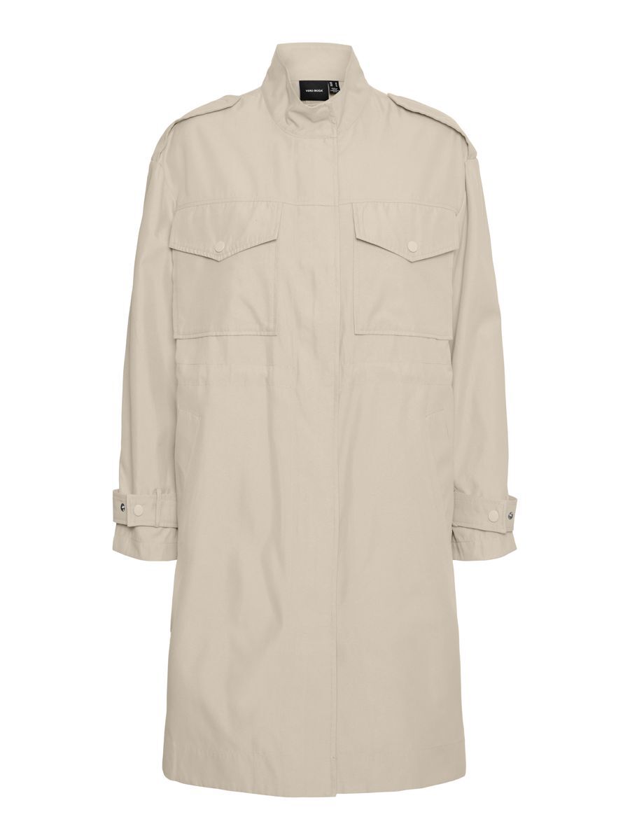 VERO MODA Langer Mantel Damen Beige günstig online kaufen