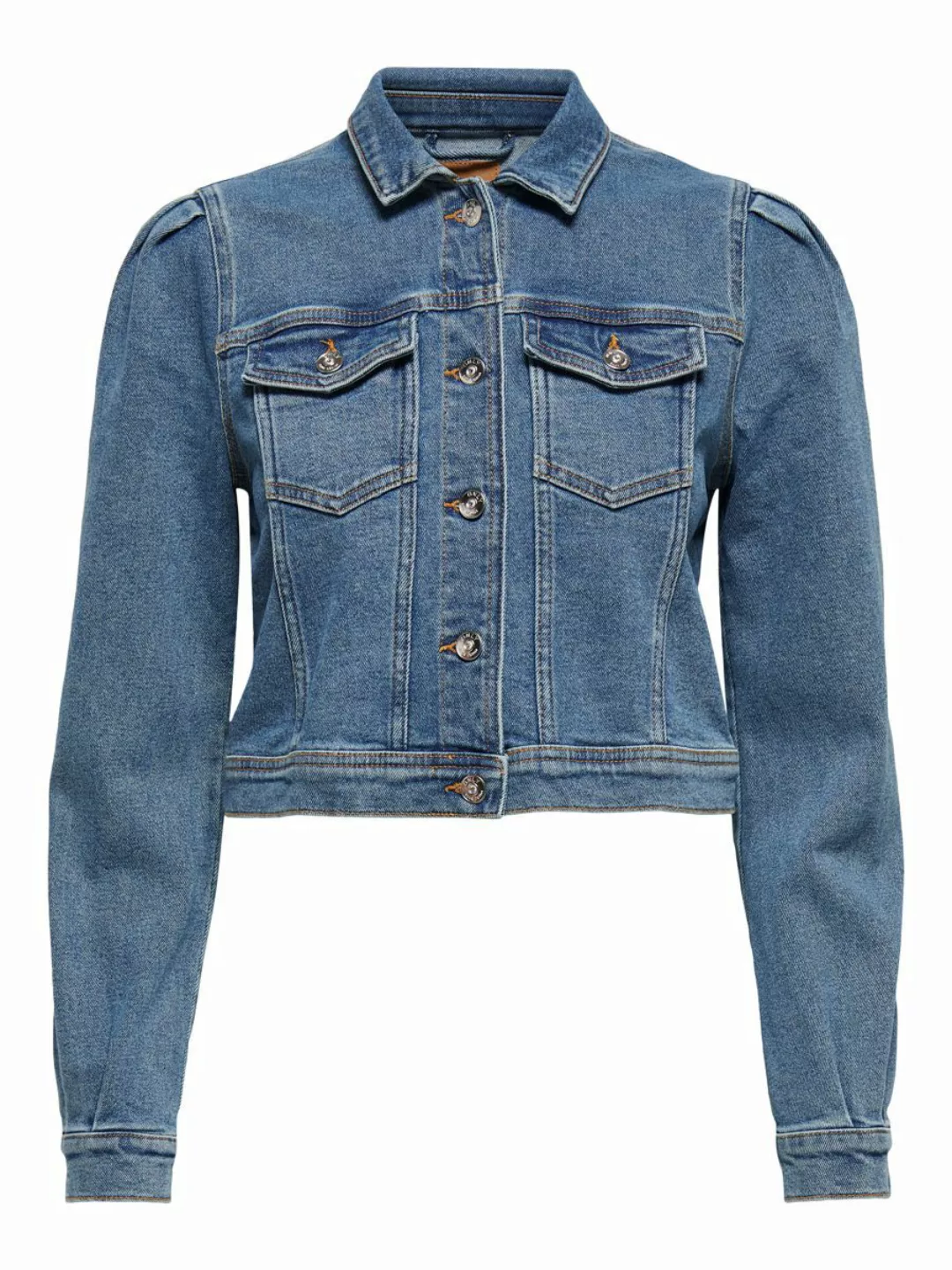 ONLY Kurz Jeansjacke Damen Blau günstig online kaufen