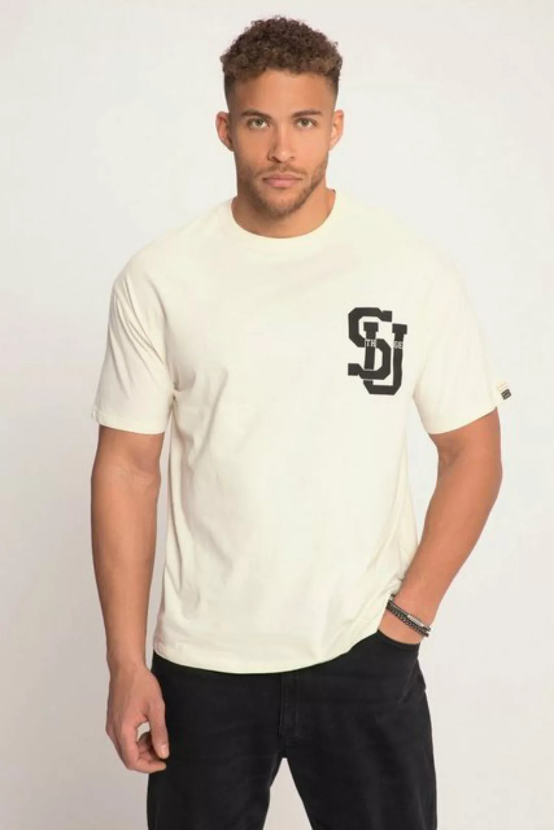 STHUGE T-Shirt STHUGE T-Shirt Halbarm oversized Print bis 8 XL günstig online kaufen