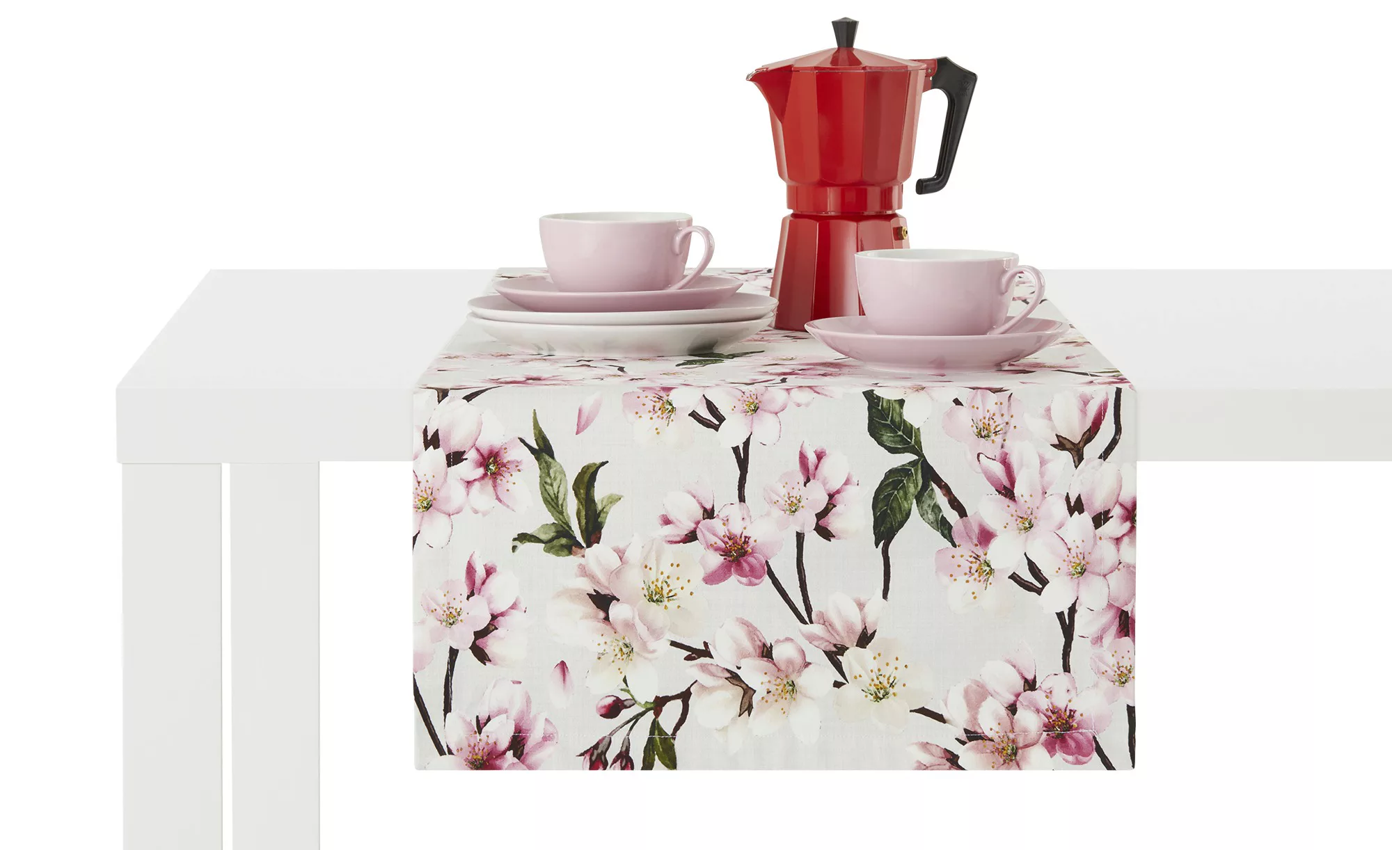 LAVIDA Tischläufer  Kirschblüte ¦ mehrfarbig ¦ Maße (cm): B: 40 Tischwäsche günstig online kaufen