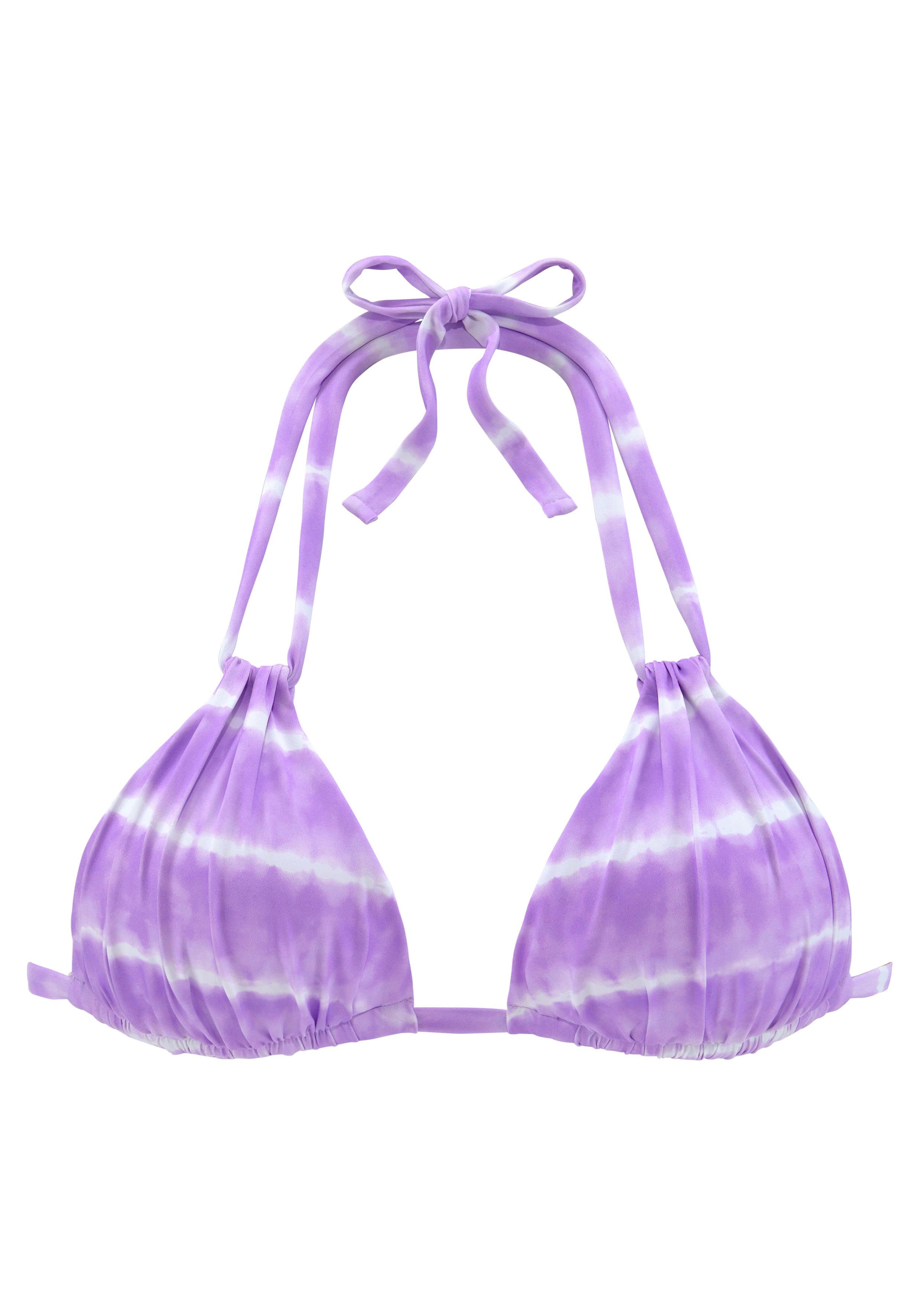 s.Oliver Triangel-Bikini-Top Enja, mit Batikdruck günstig online kaufen