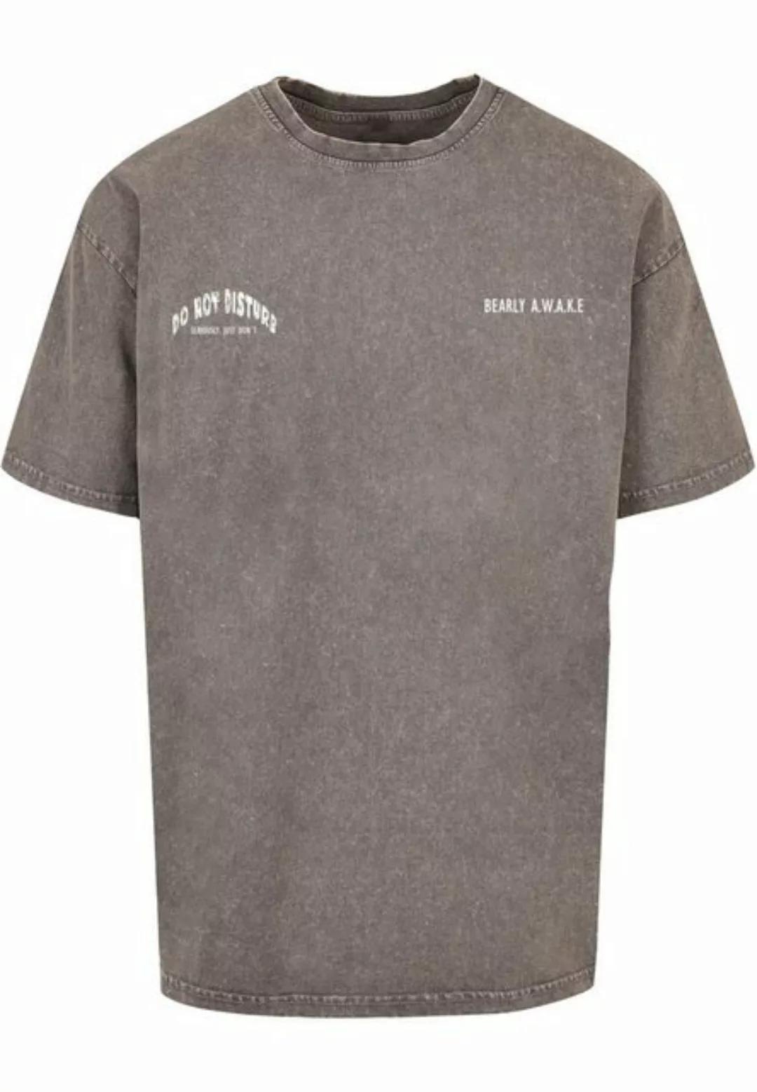 Merchcode T-Shirt Merchcode Herren Barely Awake Acid Washed Heavy Oversized günstig online kaufen